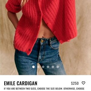 Emile Red Cardigan